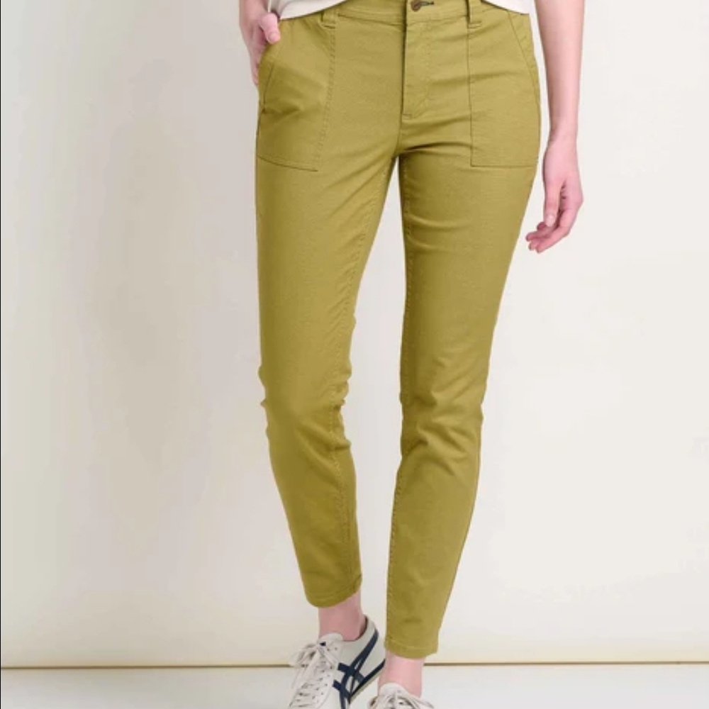 Toad&Co Women's Straight Leg Jeans - Olive